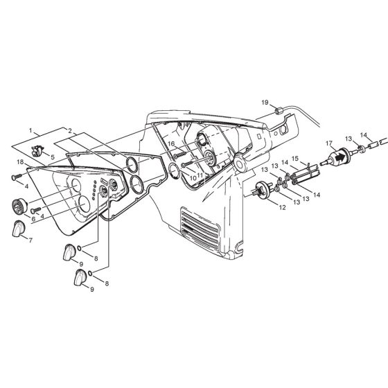 Cover Electric Box for Nilfisk MH 5M-95/770 230/1/50 Pressure Washer