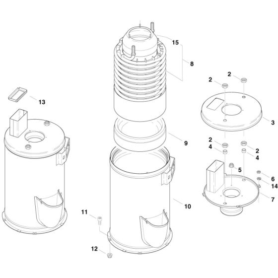 Boiler for Nilfisk MH 5M-95/770 230/1/50 Pressure Washer