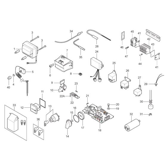 Electrical Components for Nilfisk MH 5M-220/1000 PE Pressure Washer