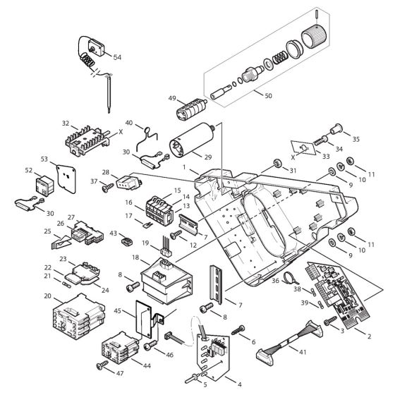 Electric Box Assembly for Nilfisk MH 7P-175/1260 P 400/3/50 Pressure Washer