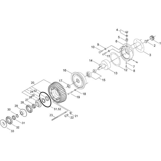 Motor Assembly for Nilfisk MH 7P-200/1200 DE Pressure Washer