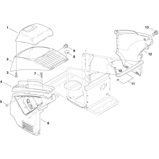 Cabinet Assembly for Nilfisk MH-8P 180/2000 400/3/50 Pressure Washer