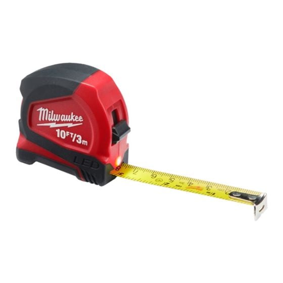 LED Tape Measure 3m/10ft (Width 12mm)