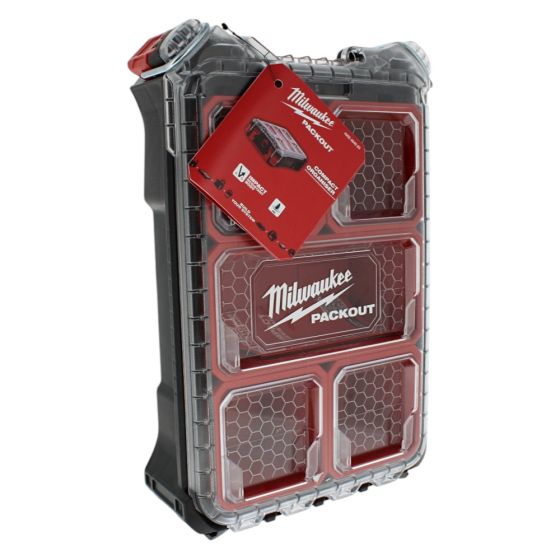 Milwaukee Hand Tools PACKOUT™ Compact Organiser Case - MHT932464083