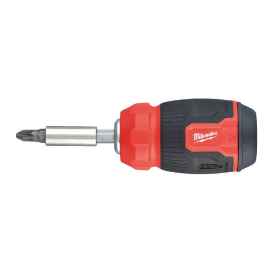 8 In 1 Compact Multi-Bit Screwdriver