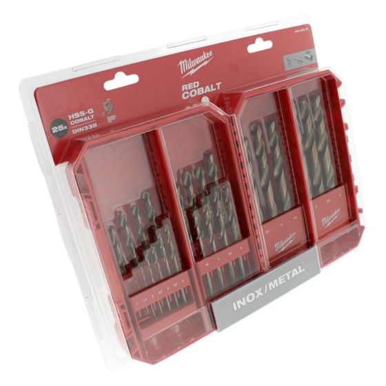 Milwaukee HSS Ground Cobalt Metal Drill Bit Set - MIL4932493868