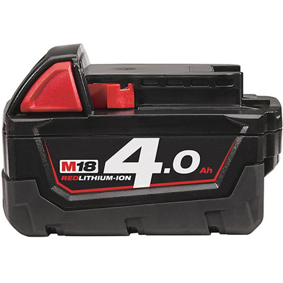 M18 B4 REDLITHIUM-ION Slide Battery Pack 18 Volt 4.0Ah Li-Ion by Milwaukee - 4932430063