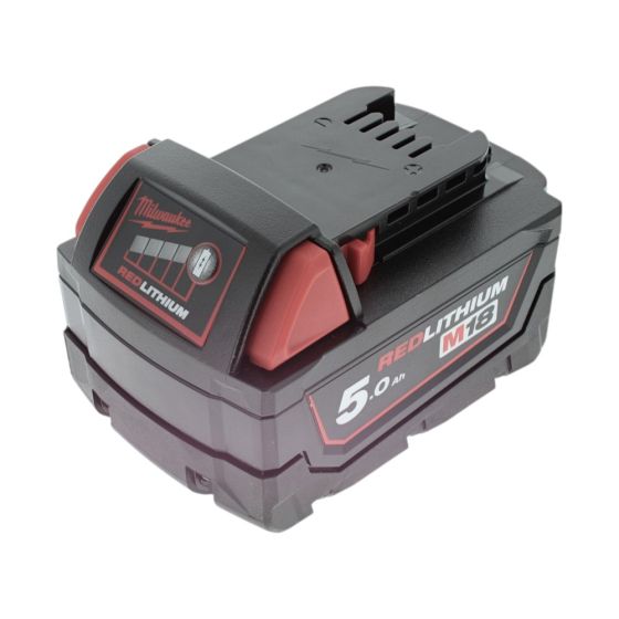 M18 B5 REDLITHIUM-ION Slide Battery Pack 18 Volt 5.0Ah Li-Ion by Milwaukee - 4932430483