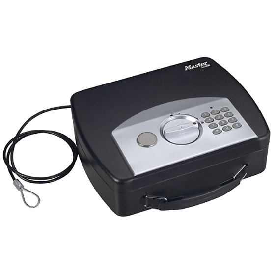 Portable Digital Safe with Cable by Master Lock - P008EML