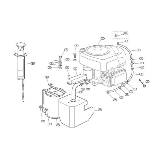 Engine  for Stihl/ Viking MR 345 Ride on Mowers