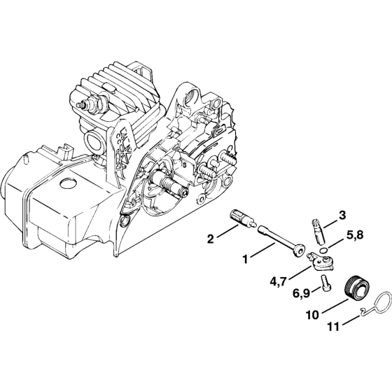 Oil pump Assembly for Stihl 021 023 025 Gasoline Chainsaws