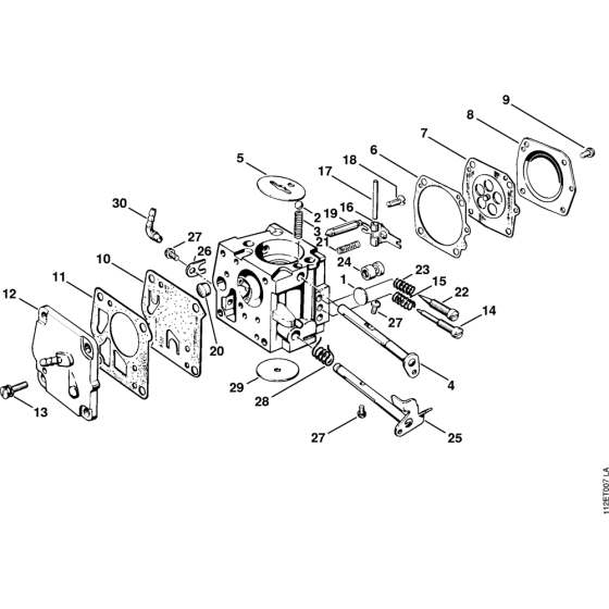 Carburetor Assembly for Stihl 041G Gasoline Chainsaws