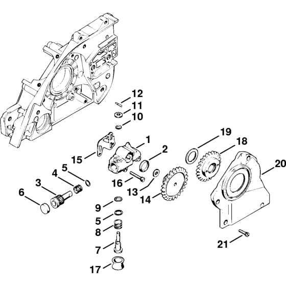 Oil pump Assembly for Stihl 045 Gasoline Chainsaws