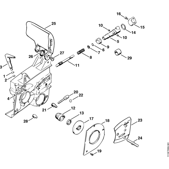 Oil pump Assembly for Stihl 050 051 Gasoline Chainsaws