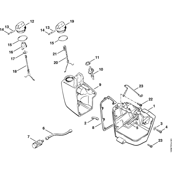 Carburetor box Assembly for Stihl 056 Gasoline Chainsaws