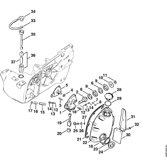 Oil pump Assembly for Stihl 070 Gasoline Chainsaws