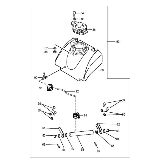 Water Tank Assembly for Apache MS100 Plate Compactor