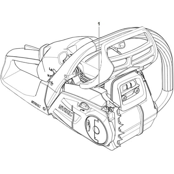 Serial Number for Stihl MS 172 Chainsaw.