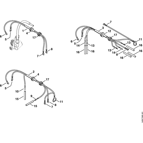 Wiring harness Assembly for Stihl MS460 Chainsaws