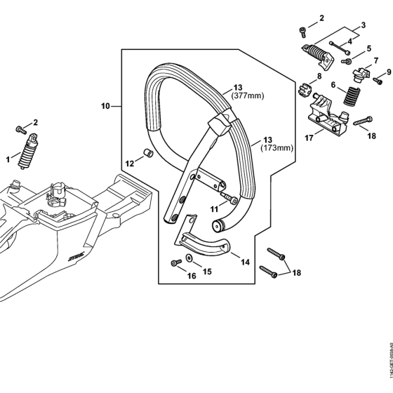 Heating Assembly for Stihl MS462 MS62C Chainsaws