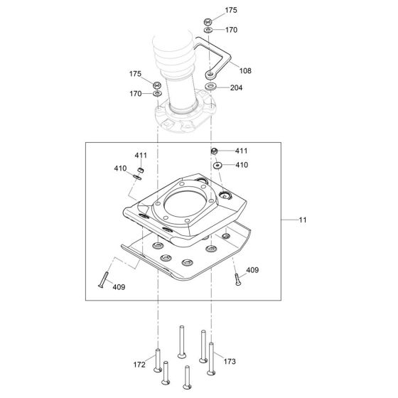 Ramming Shoe Assembly for Wacker MS54 Trench Rammer