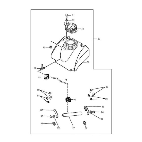 Water Tank Assembly for Apache MS60 Plate Compactor