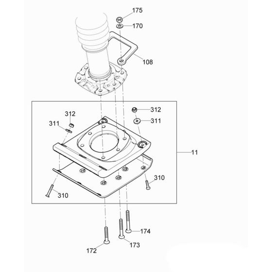 Ramming Shoe Assembly for Wacker MS62 Trench Rammer