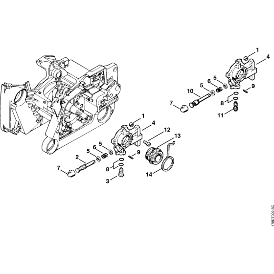 Oil pump Assembly for Stihl MS660 Chainsaws