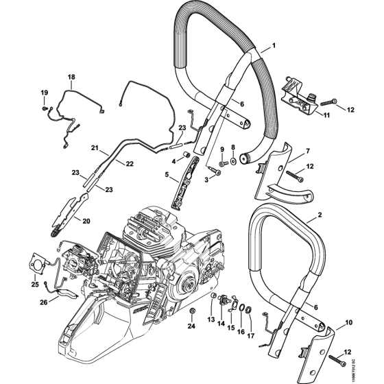 Heating Assembly for Stihl MS661 MS661C Chainsaws