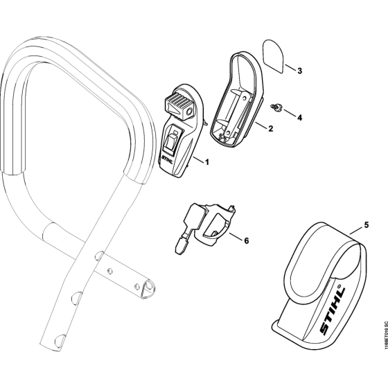 2-in-1 laser Assembly for Stihl MS661 MS661C Chainsaws