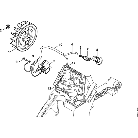 Ignition system Assembly for Stihl MS780 Chainsaws