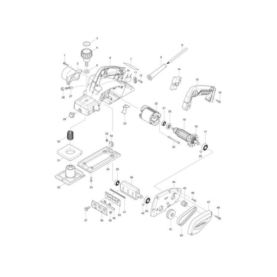 Complete Assembly for Makita MT191 Planer