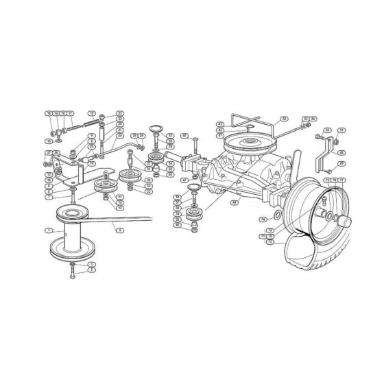 Gear Box  for Stihl/ Viking MT 545 L Ride on Mowers