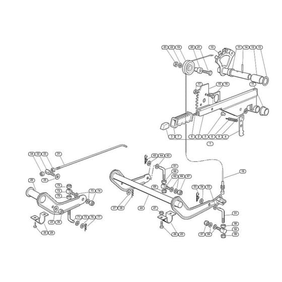 Height Adjustment  for Stihl/ Viking MT 545 L Ride on Mowers