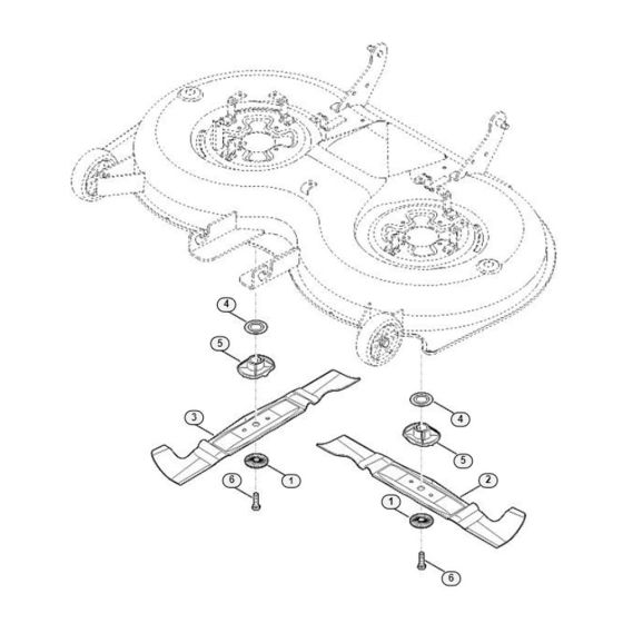 Blade  for Stihl/ Viking MT 6112.1 C Ride on Mowers