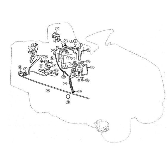 Electric Equipment-1 for Stihl/ Viking MT 640 (1997) Ride on Mowers