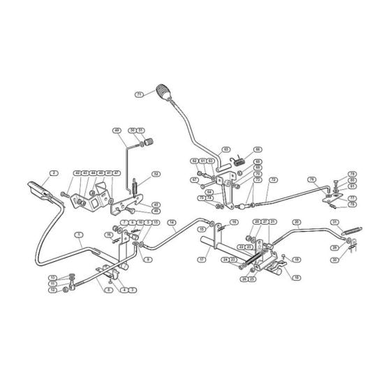 Brake and Gearbox Control for Stihl/ Viking MT 745 Ride on Mowers