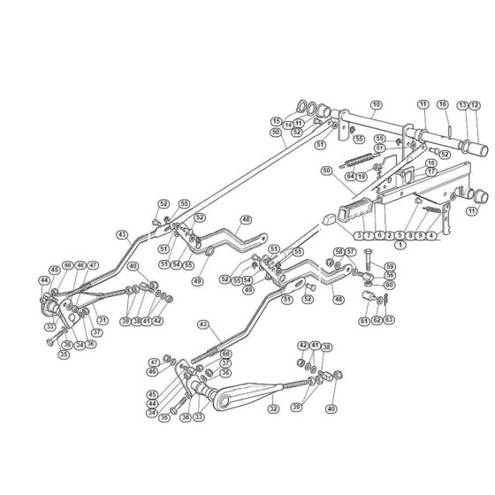 Height Adjustment  for Stihl/ Viking MT 780 Ride on Mowers