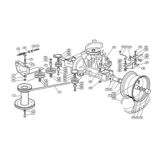 Gear Box  for Stihl/ Viking MT 790 Ride on Mowers