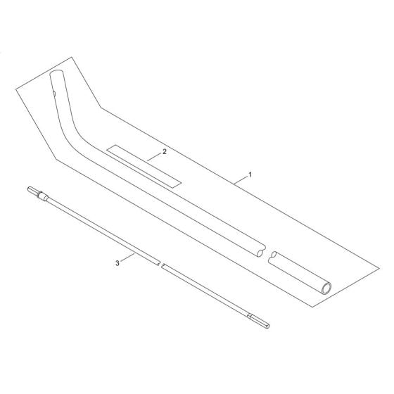 Main Pipe for ECHO MTA-LE/E Attachment