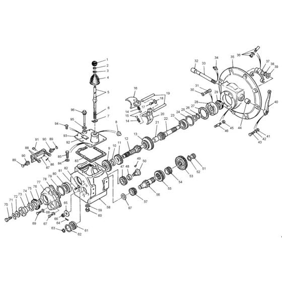 Main Assembly for Newage 40M Gearbox