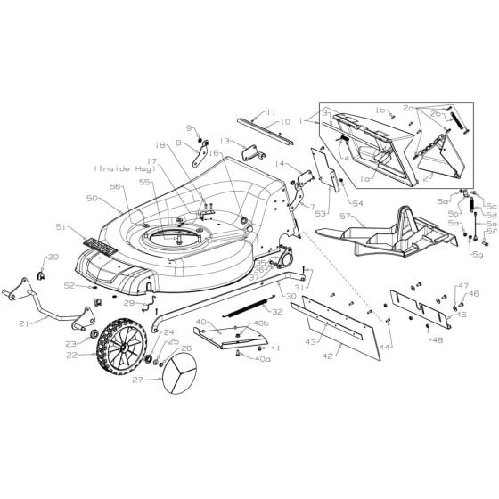 Deck Assembly for Morrison Novara 800ST SPV (2012 Dec 467984) Power Drive Mower