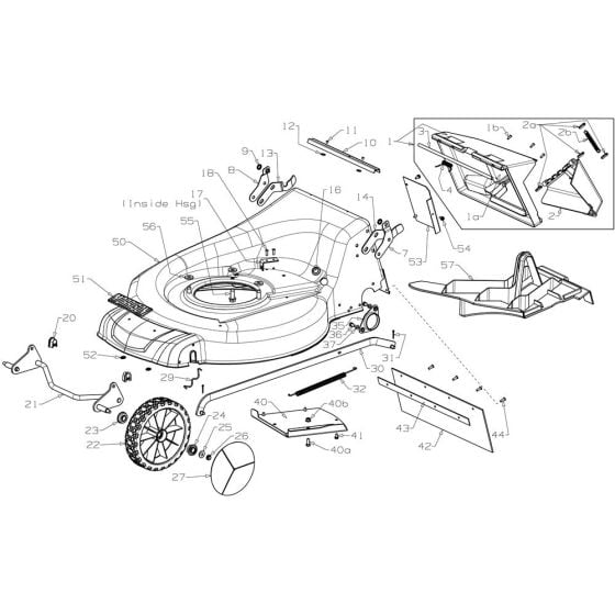 Deck Assembly for Morrison Novara 800ST SPV (2014 Dec 478943) Power Drive Mower