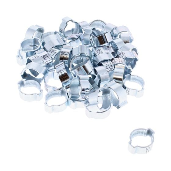 PCL Jubilee O Clips Size 11-13mm Clamping Range - Pack of 50