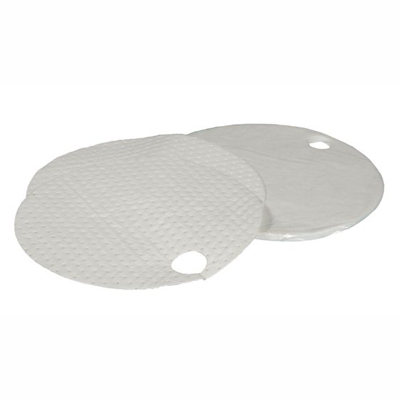 Drum Topper Pads 56cm Dia -1ltr Absorbency from Oil/Pump Leaks (Pack of 5)