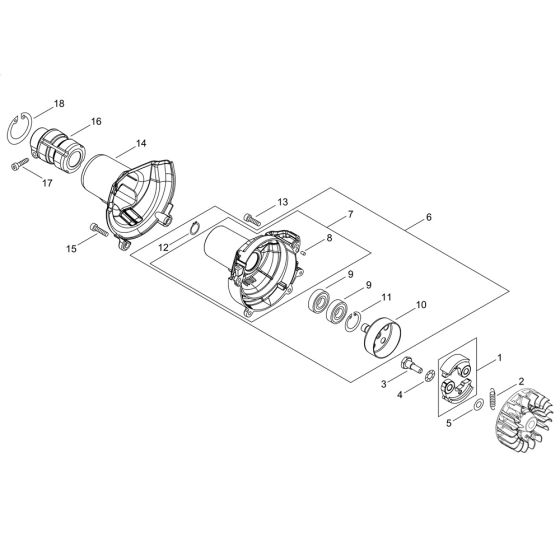 Clutch for ECHO PAS-2620ES Multi-Tool Power Unit