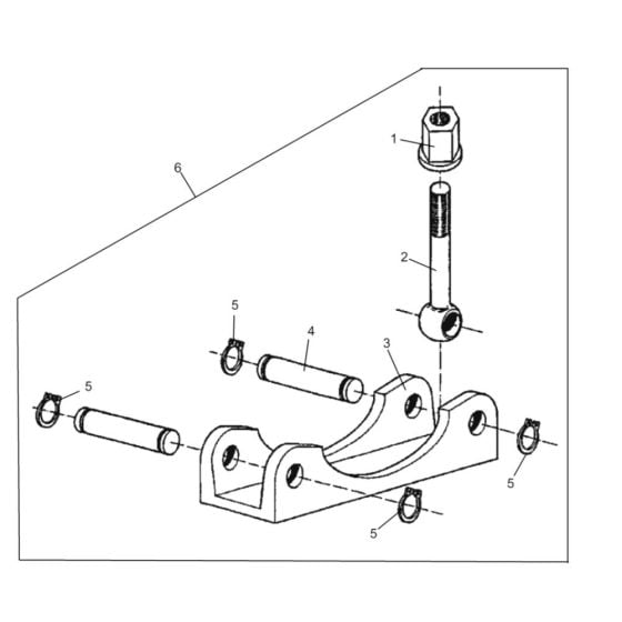 Clamp Assembly for Wacker PAR 27/2 Pneumatic Vibrator