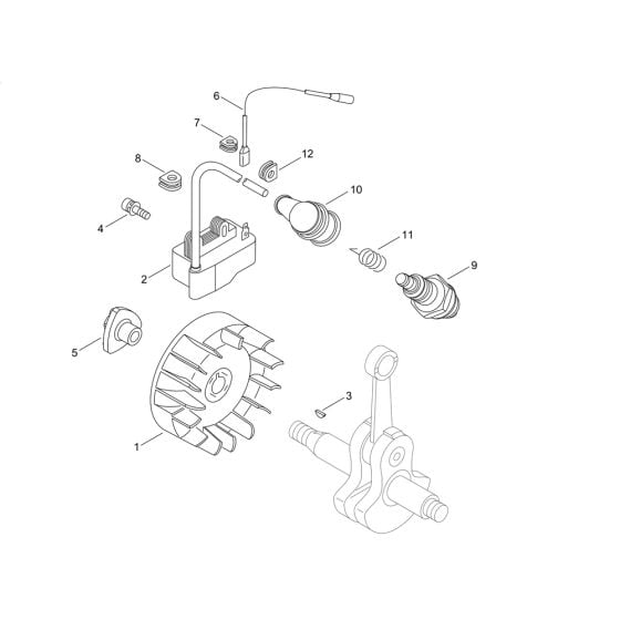 Magneto for ECHO PB-265ESLT Backpack Blower