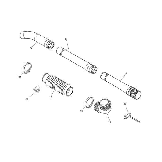 Pipe Tool (SR/NR 36004401 and After) for ECHO PB-46LN Backpack Blower