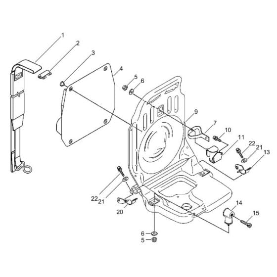 Harness for ECHO PB-650 Backpack Blower